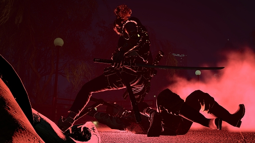 画像ギャラリー No.011のサムネイル画像 / ［TGS2022］「Wanted: Dead」プレイレポート。サイバーパンクな香港で，刀と銃を組み合わせてバイオレンスに戦う