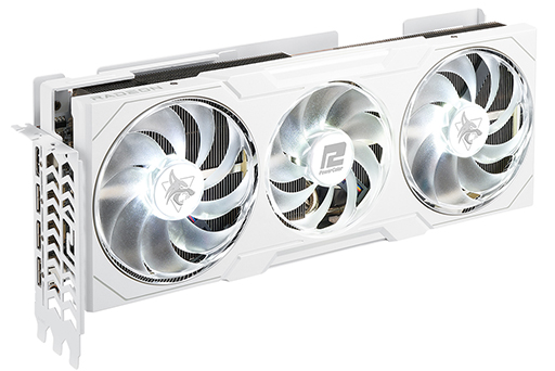画像ギャラリー No.002のサムネイル画像 / 基板やブラケットも白いホワイトモデルの「Radeon RX 7900 XTX」搭載カードがPowerColorから