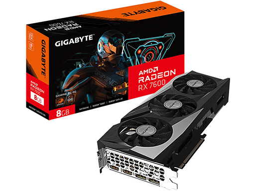 画像ギャラリー No.006のサムネイル画像 / 新世代のミドルクラスRadeon「Radeon RX 7600」搭載カードがASRock，GIGABYTE，PowerColor，玄人志向から発売