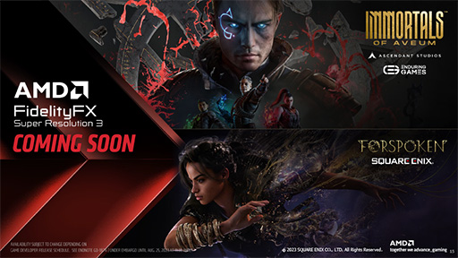 画像ギャラリー No.010のサムネイル画像 / ミドルハイ向けGPU「Radeon RX 7800 XT/RX 7700 XT」をAMDが発表。超解像技術「FSR 3」の最新情報も公開