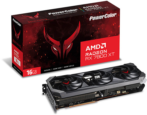 画像ギャラリー No.010のサムネイル画像 / ASRockとGIGABYTE，PowerColor，玄人志向製RX 7800 XT/7700 XTカードが9月8日に国内発売