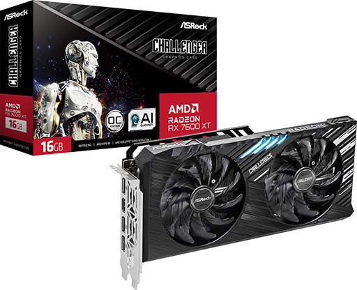 画像ギャラリー No.003のサムネイル画像 / Radeon RX 7600 XT搭載カードが各社から発売に。気になる価格は6万円前後で登場