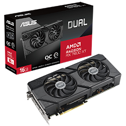 画像ギャラリー No.001のサムネイル画像 / クロックアップ仕様のASUS製Radeon RX 7800 XT/7700 XT搭載カードが発売に