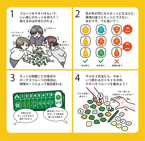 画像ギャラリー No.003のサムネイル画像 / オインクゲームズの新作「テキパキもぎもぎ」を10月29日,30日開催のゲームマーケット2022秋で発売