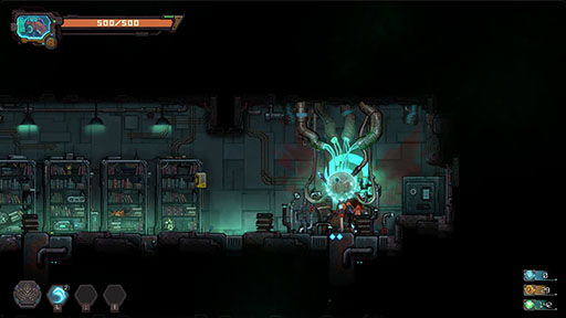 画像ギャラリー No.003のサムネイル画像 / 「湮滅ライン」,早期アクセス版の配信を本日Steamで開始。戦闘ロボットになり荒廃した施設を探索していく2Dアクションゲーム