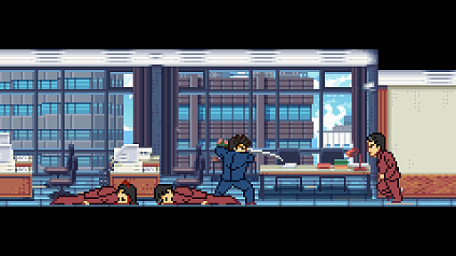 画像ギャラリー No.004のサムネイル画像 / 日本を舞台にしたドット絵の横スクロールアクション「Fading Afternoon」，発売日が9月14日に決定