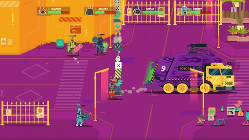 画像ギャラリー No.008のサムネイル画像 / Steam Deck向けに最適化された「PixelJunk Scrappers Deluxe」のデモ版が公開に。最大4人で協力してゴミであふれた街を掃除しよう