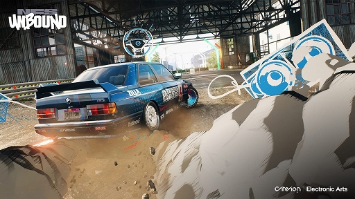 画像ギャラリー No.003のサムネイル画像 / 「Need for Speed Unbound」の最新ゲームプレイ映像が公開に。通行人も散見できるリアルな都市風景と落書きアート風エフェクトの共存に注目