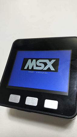 画像ギャラリー No.002のサムネイル画像 / 西 和彦氏が,MSX2のオリジナル公式エミュレータ「MSX 0」を発表。M5Stack上でMSXが動く