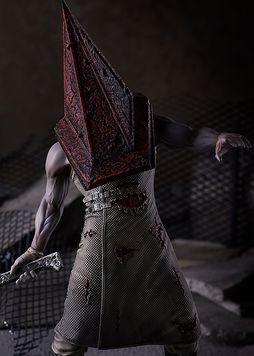 画像ギャラリー No.001のサムネイル画像 / 飾りやすいサイズになった▲さま。「SILENT HILL 2」の人気クリーチャー「レッドピラミッドシング」が全高17cmのフィギュアに