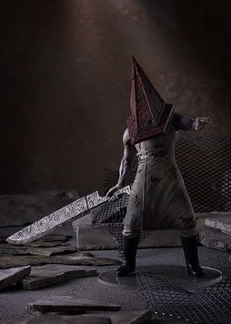画像ギャラリー No.002のサムネイル画像 / 飾りやすいサイズになった▲さま。「SILENT HILL 2」の人気クリーチャー「レッドピラミッドシング」が全高17cmのフィギュアに