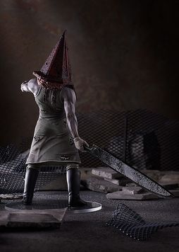 画像ギャラリー No.003のサムネイル画像 / 飾りやすいサイズになった▲さま。「SILENT HILL 2」の人気クリーチャー「レッドピラミッドシング」が全高17cmのフィギュアに