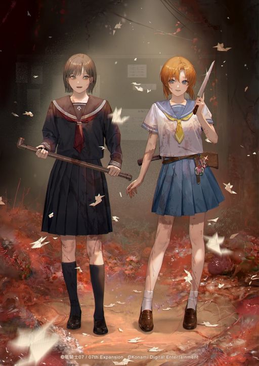 画像ギャラリー No.001のサムネイル画像 / PC版「SILENT HILL f」と「ひぐらしのなく頃に 奉」,コラボバンドルが販売開始。雛子とレナを描いた特別なイラストを公開