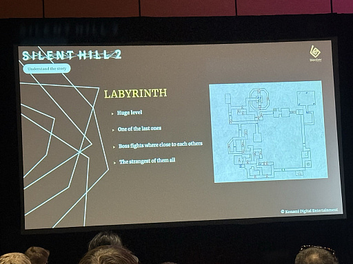 画像ギャラリー No.004のサムネイル画像 / ［GDC 2025］「サイレントヒル2」リメイクは迷宮の恐怖をどう再構築したのかーー同作のシニアレベルデザイナーが登壇したセッションをレポート