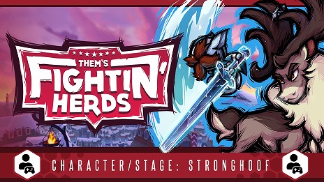 画像ギャラリー No.001のサムネイル画像 / アニメチックな2D動物格闘「Them's Fightin' Herds」，DLCキャラクター“Stronghoof”を配信。紹介トレイラーも公開に
