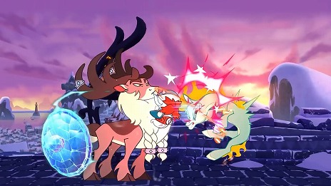 画像ギャラリー No.006のサムネイル画像 / アニメチックな2D動物格闘「Them's Fightin' Herds」，DLCキャラクター“Stronghoof”を配信。紹介トレイラーも公開に