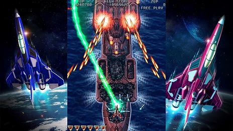 画像ギャラリー No.017のサムネイル画像 / 「雷電III×MIKADO MANIAX」が本日発売へ。20曲以上のアレンジBGMや，縦画面モードなどの新機能を多数追加したリニューアル版