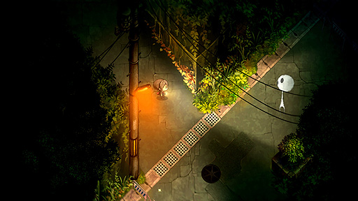 画像ギャラリー No.003のサムネイル画像 / 夜道探索ACT「夜廻三」のPC（Steam）版，本日リリース。懐中電灯の明かりと心臓の鼓動を頼りに，不気味な夜の街をさまよう