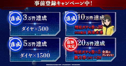 画像ギャラリー No.001のサムネイル画像 / 「宇宙戦艦ヤマト 未来への航路」事前登録10万件達成。Amazonギフト券が10名に当たるキャンペーンもスタート