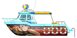 画像ギャラリー No.013のサムネイル画像 / Switch向けパッケージ版「デイヴ・ザ・ダイバー」，対戦格闘「GGST」とのコラボパックより，ソルやカイなど7キャラのボートペイントを公開