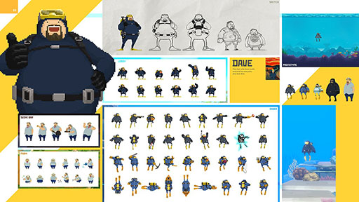 画像ギャラリー No.002のサムネイル画像 / Switchパッケージ版「デイヴ・ザ・ダイバー ANNIVERSARY EDITION」,本日発売。本編に加えてデジタルアートブックなどが収録