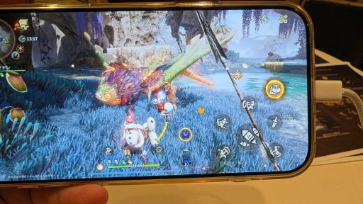 画像ギャラリー No.003のサムネイル画像 / ハンティングアクション「モンスターハンターアウトランダーズ」を試遊。スマホに最適化された要素や，本作独自の要素を紹介［TGS2025］