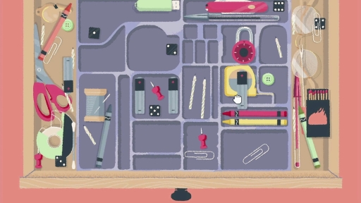 画像ギャラリー No.006のサムネイル画像 / “お片付けパズル”こと「A Little to the Left」のSwitch版が配信に。家庭によくある散らかった場所を，“良い感じに整理”してスッキリしよう