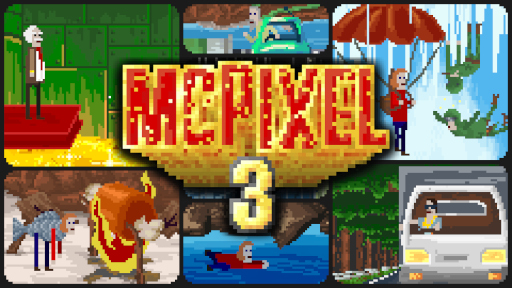 画像ギャラリー No.007のサムネイル画像 / ジョーク満載のアドベンチャーゲーム「McPixel 3」本日リリース。パンツの中でバーベキューしたり，恐竜を宇宙へ飛ばしたりできる