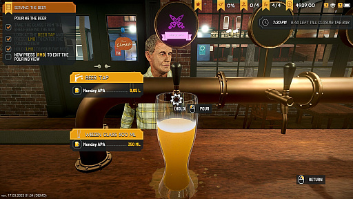 画像ギャラリー No.005のサムネイル画像 / ビール作りにこだわるパブ経営シム「Brewpub Simulator」,日本語対応で6月13日にリリース