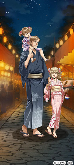 画像ギャラリー No.003のサムネイル画像 / 「銀英伝 戦いの輪舞曲」，夏祭りイベントを開催。浴衣姿のキャゼルヌらが登場