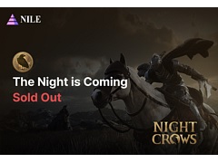 「NIGHT CROWS」，グローバル事前予約開始を記念して販売されたNFTコレクション「The Night is Coming」計341種が完売に