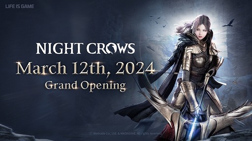 画像ギャラリー No.002のサムネイル画像 / ブロックチェーン技術を導入したMMORPG「NIGHT CROWS」,グローバル版のサービスを3月12日に開始。日本を含む170か国で展開
