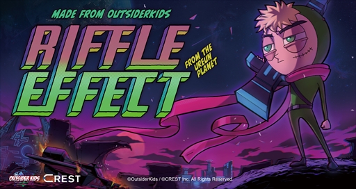 画像ギャラリー No.001のサムネイル画像 / PC向けスタイリッシュTPS「Riffle Effect」が12月中旬に発売決定。カートゥーン調の3Dグラフィックスで描かれる，傭兵と宇宙航空A.I.の物語