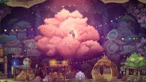 画像ギャラリー No.002のサムネイル画像 / Switch版「The Knight Witch」配信開始。美しい手描きの世界を舞台にしたハイテンポな探索型シューティングアドベンチャー