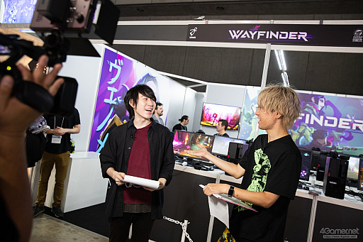 画像ギャラリー No.005のサムネイル画像 / 「Wayfinder」にラジガメが突撃！　大桃陽介さん＆おれっちの“RADIO 4Gamer Tap（仮）TGS出張版”放送直前の収録裏レポート【PR】