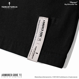 画像ギャラリー No.010のサムネイル画像 / 「ARMORED CORE VI」C4-621とレイヴンのエンブレムをデザインしたTシャツが発売に。先行販売されたドッキングTシャツの単品版