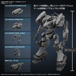 画像ギャラリー No.002のサムネイル画像 / 「ARMORED CORE VI」,ライガーテイルと初期機体のプラモデルを2024年12月発売へ。パーツを組み替えられる「30MM」コラボ第2弾