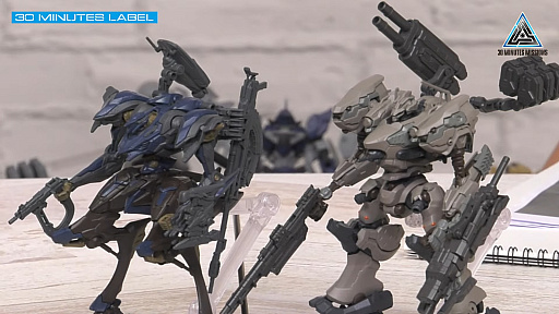 画像ギャラリー No.005のサムネイル画像 / 「ARMORED CORE VI」,ライガーテイルと初期機体のプラモデルを2024年12月発売へ。パーツを組み替えられる「30MM」コラボ第2弾