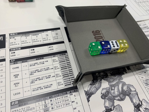 画像ギャラリー No.010のサムネイル画像 / TRPG版「ARMORED CORE VI」メディア先行体験会レポート。原作のエネルギー管理要素をうまく取り入れた,スピーディな戦闘体験が魅力