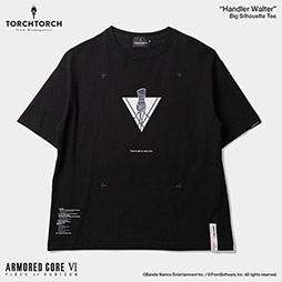 画像ギャラリー No.001のサムネイル画像 / 「ARMORED CORE VI」のハンドラー・ウォルター,オーネスト・ブルートゥがビッグシルエットTシャツに。「TORCH TORCH」より7月に発売