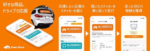 画像ギャラリー No.004のサムネイル画像 / 「かんぱに☆ガールズ RE:BLOOM」のステッカーを自家用車に貼って報酬をもらおう。Cheer Driveとのコラボ企画を実施