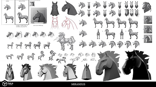 画像ギャラリー No.002のサムネイル画像 / Gala Gamesが開発中のWeb3 MMORPG「Mirandus」,特別な馬のNFTを販売