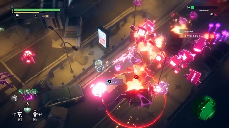 画像ギャラリー No.009のサムネイル画像 / Switch向けアクションSTG「フロムスペース」が本日発売。仲間と協力してエイリアンを撃退しよう
