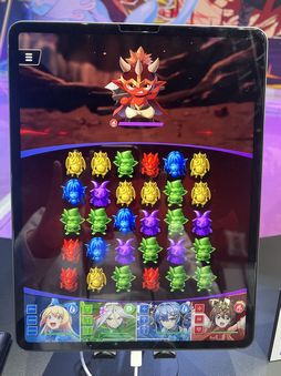 画像ギャラリー No.008のサムネイル画像 / ［TGS2023］新作パズルRPG「エレメンタルストーリーワールド」の試遊レポートも。CROOZ Blockchain Lab / gumi合同ブースを紹介