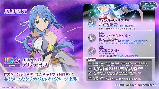 画像ギャラリー No.007のサムネイル画像 / 「ダンまち　バトル・クロニクル」に劇場版オリオンの矢のストーリーを実装。限定URヘスティアなどが手に入る記念キャンペーンも開催中