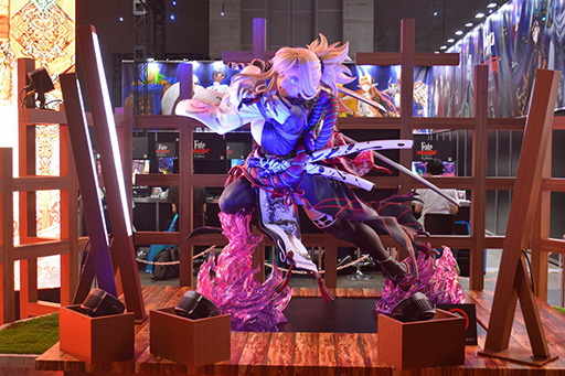 画像ギャラリー No.012のサムネイル画像 / ［TGS2023］「Fate/Samurai Remnant」，地右衛門＆ランサーと戦える試遊版が出展。マスターとサーヴァントが入り乱れるバトルが展開