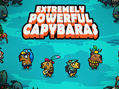 ローグライトアクション「Extremely Powerful Capybaras」の最新トレイラーが公開に。敵の大群に立ち向かい，最強のカピバラを目指せ！
