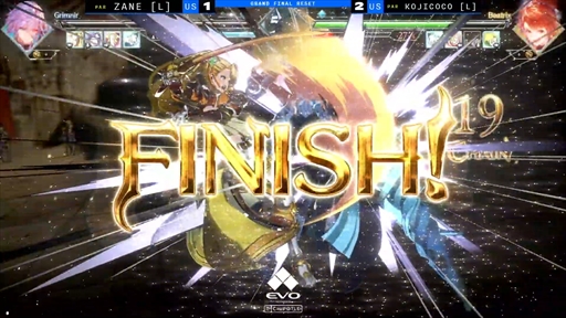 画像ギャラリー No.002のサムネイル画像 / ［EVO2025］「GBVSR」部門の優勝はアメリカのKojicoco選手。地元アメリカの若武者がEVO覇者の栄冠を手にした
