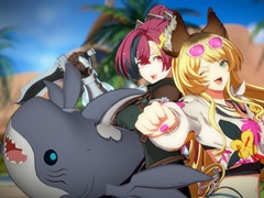 ［プレイレポ］「GBVSR」のメグは，親友のまりっぺとサメのウルスラと共に三位一体で戦うスピードキャラクター