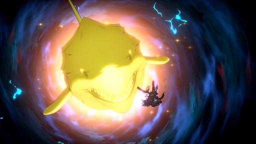 画像ギャラリー No.021のサムネイル画像 / ［プレイレポ］「GBVSR」のメグは，親友のまりっぺとサメのウルスラと共に三位一体で戦うスピードキャラクター